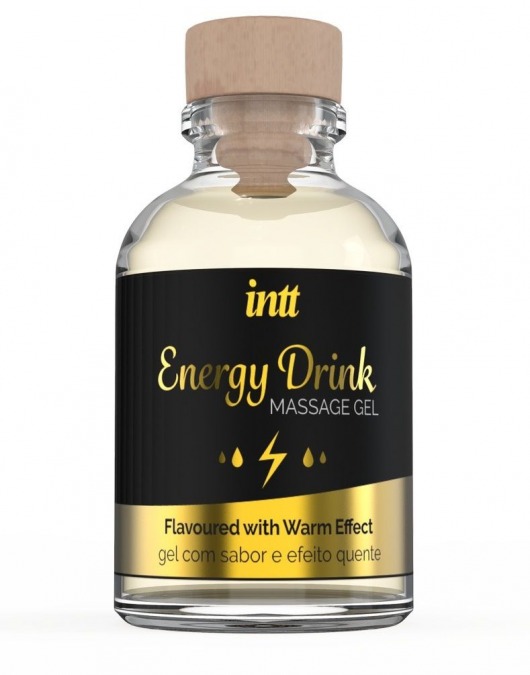 Массажный гель с согревающим эффектом Energy Drink - 30 мл. - INTT - купить с доставкой в Люберцах