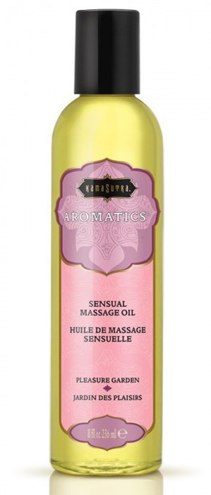 Массажное масло с цветочным ароматом Pleasure Garden - 236 мл. - Kama Sutra - купить с доставкой в Люберцах