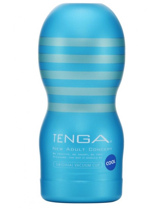 Мастурбатор с охлаждающей смазкой TENGA Original Vacuum Cup Cool - Tenga - в Люберцах купить с доставкой