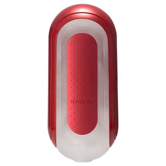 Красный мастурбатор Flip Zero Red   Warmer с подогревом - Tenga - в Люберцах купить с доставкой