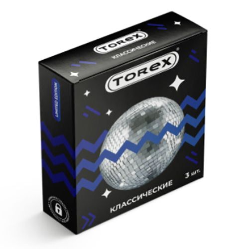 Гладкие презервативы Torex Party  Классические  - 3 шт. - Torex - купить с доставкой в Люберцах