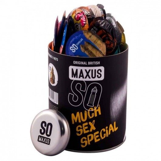 Текстурированные презервативы в кейсе MAXUS So Much Sex - 100 шт. - Maxus - купить с доставкой в Люберцах