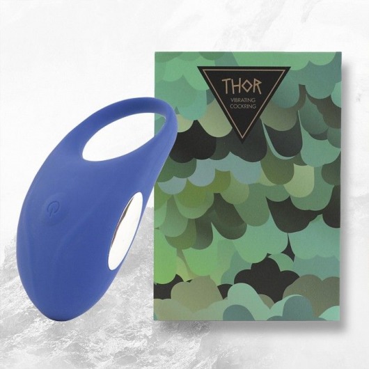 Синее кольцо с вибрацией Thor Cockring - FeelzToys - в Люберцах купить с доставкой
