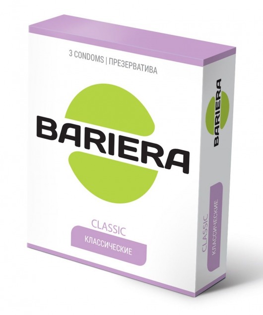 Классические презервативы Bariera Classic - 3 шт. - Bariera - купить с доставкой в Люберцах