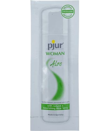 Лубрикант на водной основе pjur WOMAN Aloe - 2 мл. - Pjur - купить с доставкой в Люберцах