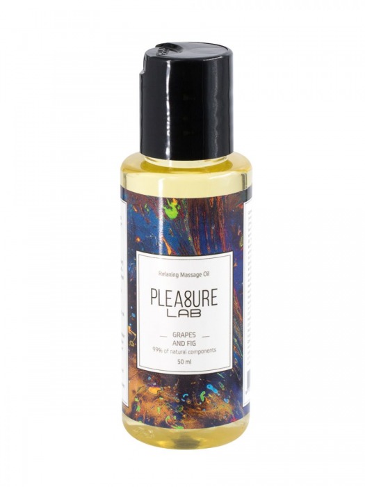 Массажное масло Pleasure Lab Relaxing с ароматом винограда и инжира - 50 мл. - Pleasure Lab - купить с доставкой в Люберцах