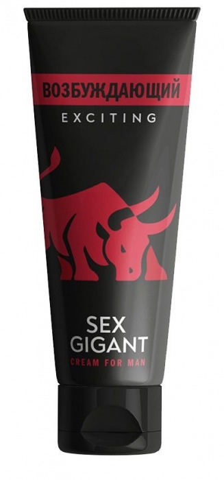 Возбуждающий крем для мужчин Sex Gigant - 80 мл. - Миагра - купить с доставкой в Люберцах