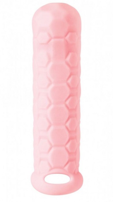 Розовый фаллоудлинитель Homme Long - 15,5 см. - Lola Games - в Люберцах купить с доставкой