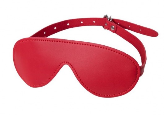 Красная маска Anonymo из искусственной кожи - ToyFa - купить с доставкой в Люберцах