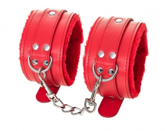Красные оковы Anonymo из искусственной кожи - ToyFa - купить с доставкой в Люберцах