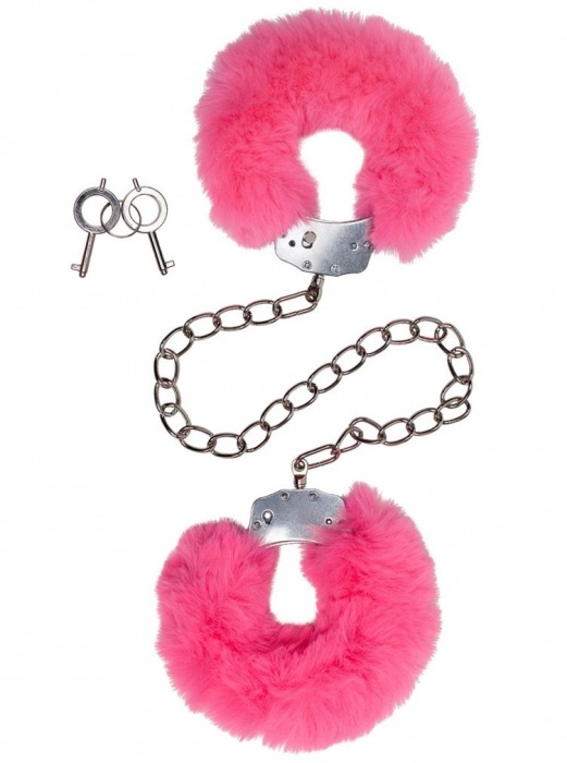 Металлические оковы с розовым мехом - Le Frivole - купить с доставкой в Люберцах