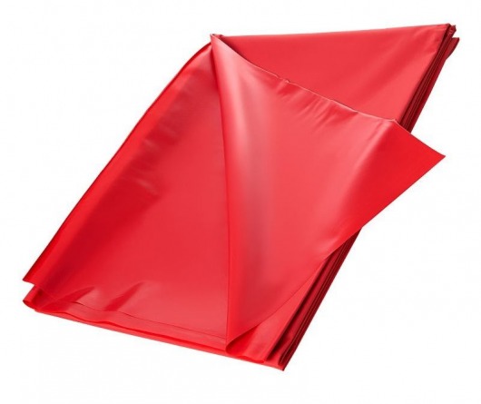 Красная простыня для секса из ПВХ - 220 х 200 см. - ToyFa - купить с доставкой в Люберцах