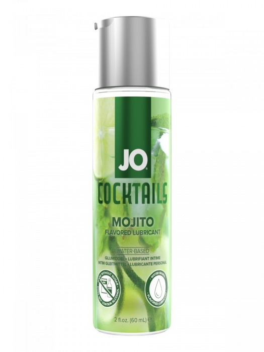 Вкусовой лубрикант на водной основе JO Cocktails Mojito - 60 мл. - System JO - купить с доставкой в Люберцах