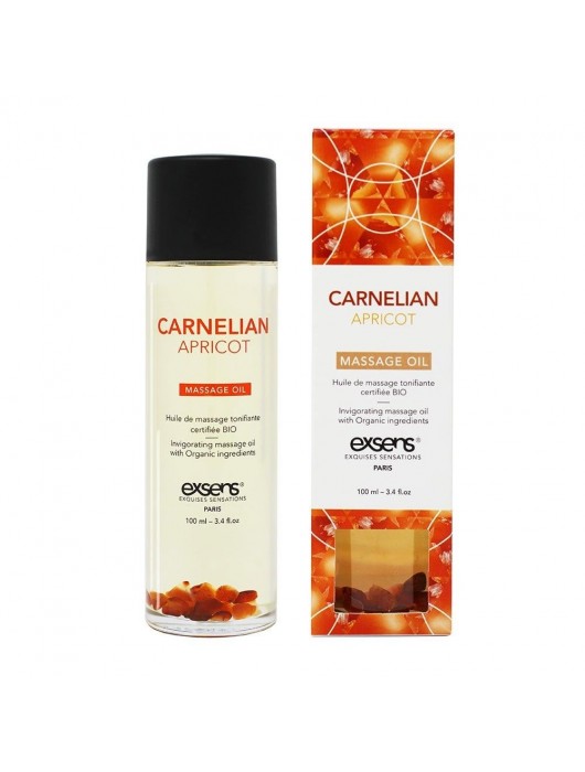 Органическое массажное масло CARNELIAN APRICOT - 100 мл. - Exsens - купить с доставкой в Люберцах