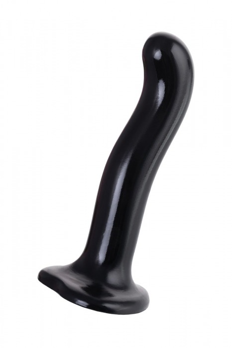 Черный стимулятор для пар P G-Spot Dildo Size M - 18 см. - Strap-on-me - в Люберцах купить с доставкой