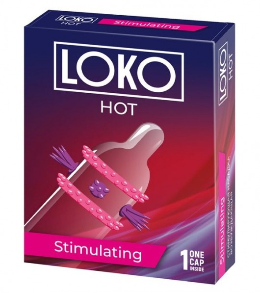 Стимулирующая насадка на пенис LOKO HOT с возбуждающим эффектом - Sitabella - в Люберцах купить с доставкой