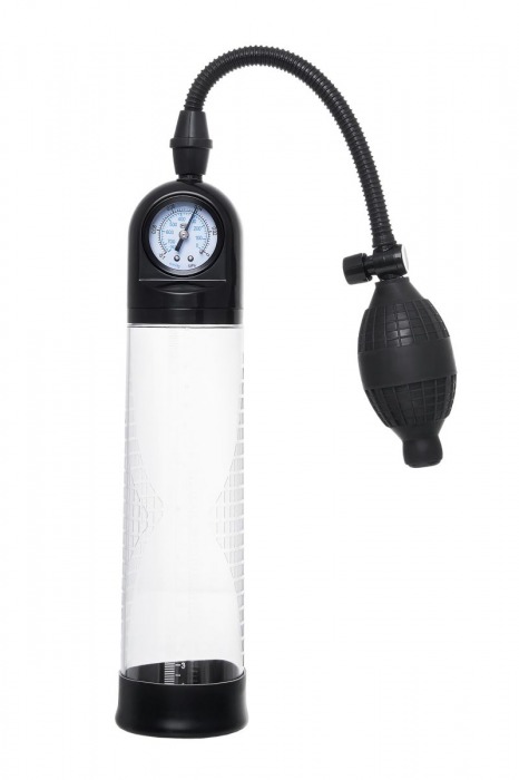 Прозрачная механическая помпа Roald с манометром - Sexus - в Люберцах купить с доставкой