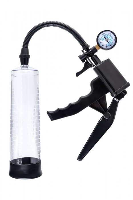 Прозрачная механическая помпа для пениса Viggo - Sexus - в Люберцах купить с доставкой