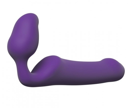 Фиолетовый безремневой страпон Queens L - Adrien Lastic - купить с доставкой в Люберцах