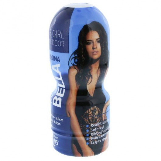 Телесный мастурбатор-вагина в тубе Bella - Dream Toys - в Люберцах купить с доставкой
