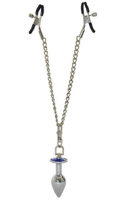 Зажимы для сосков с анальной пробкой - Sitabella - купить с доставкой в Люберцах