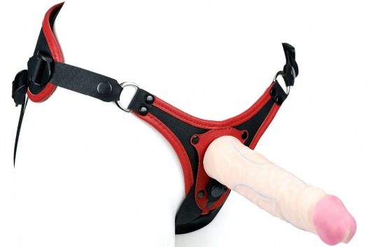 Пояс унисекс UNISEX Style с 2 насадками - LOVETOY (А-Полимер) - купить с доставкой в Люберцах