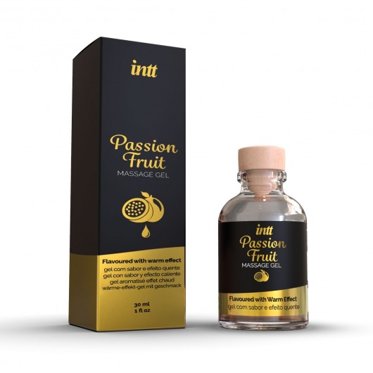 Массажный гель с ароматом маракуйи Passion Fruit - 30 мл. - INTT - купить с доставкой в Люберцах