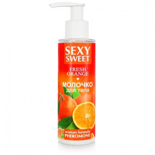 Молочко для тела с феромонами и ароматом апельсина Sexy Sweet Fresh Orange - 150 гр. -  - Магазин феромонов в Люберцах