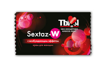 Возбуждающий крем для женщин Sextaz-W в одноразовой упаковке - 1,5 гр. - Биоритм - купить с доставкой в Люберцах