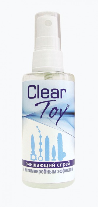 Очищающий спрей Clear Toy с антимикробным эффектом - 100 мл. - Биоритм - купить с доставкой в Люберцах