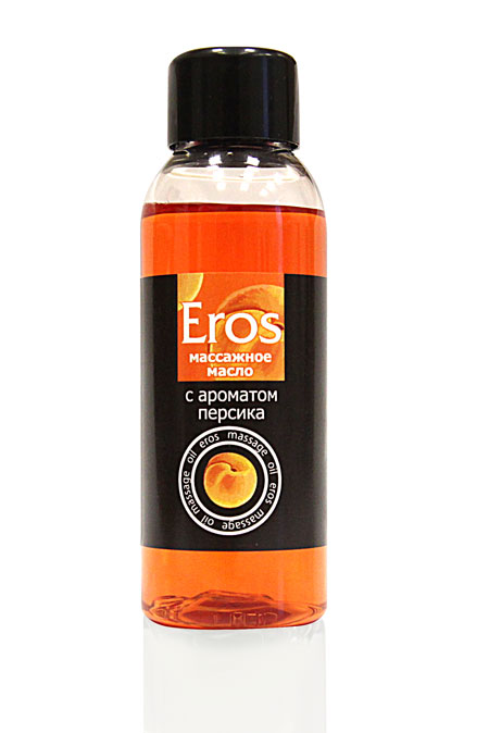 Массажное масло Eros exotic с ароматом персика - 50 мл. - Биоритм - купить с доставкой в Люберцах