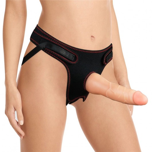 Женский страпон Easy Strapon Set 7.5 - 19 см. - Lovetoy - купить с доставкой в Люберцах