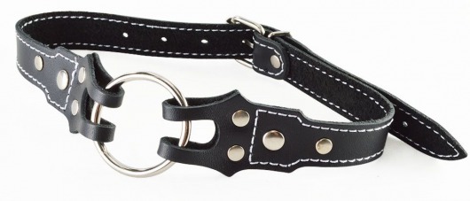 Кляп-рамка на ремешках с контрастной строчкой - Sitabella - купить с доставкой в Люберцах