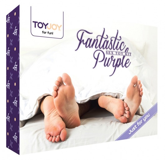 Эротический набор FANTASTIC PURPLE SEX TOY KIT - Toy Joy - купить с доставкой в Люберцах