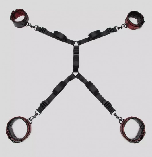 Изысканный набор фиксаций на кровати Reversible Under Mattress Restraint Set - Fifty Shades of Grey - купить с доставкой в Люберцах