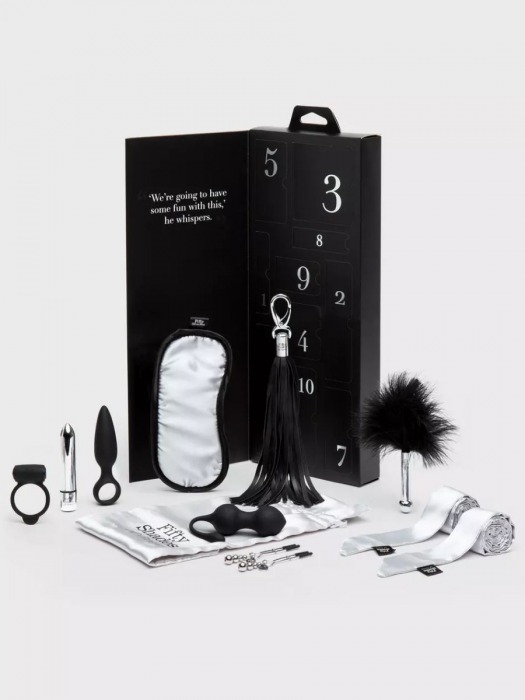 Эротический набор Pleasure Overload 10 Days of Play Gift Set - Fifty Shades of Grey - купить с доставкой в Люберцах
