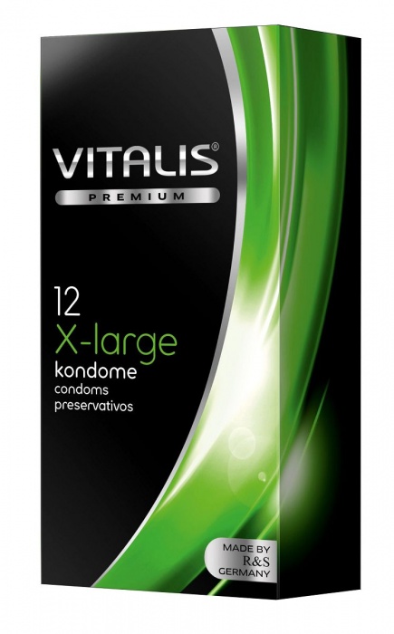 Презервативы увеличенного размера VITALIS PREMIUM x-large - 12 шт. - Vitalis - купить с доставкой в Люберцах