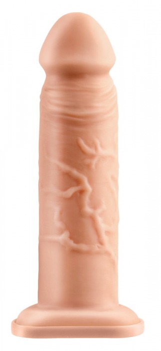Телесный реалистичный фаллоимитатор с полостью Silicone Hollow Extension - 20 см. - Pipedream - купить с доставкой в Люберцах