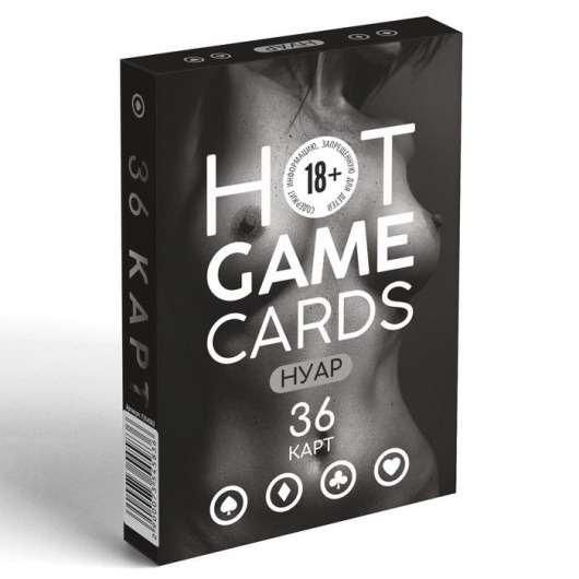 Игральные карты HOT GAME CARDS НУАР - 36 шт. - Сима-Ленд - купить с доставкой в Люберцах