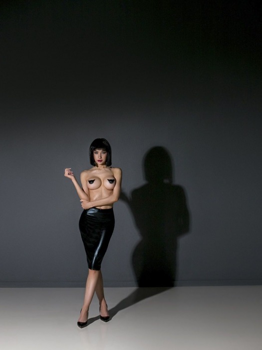 Юбка-карандаш с полупрозрачной задней вставкой - Le Frivole купить с доставкой