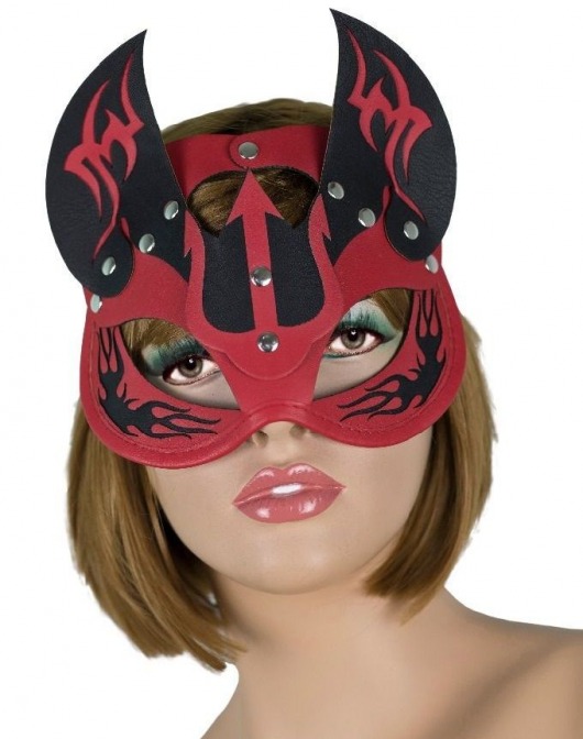 Маска дьяволицы с рожками - LOVETOY (А-Полимер) - купить с доставкой в Люберцах