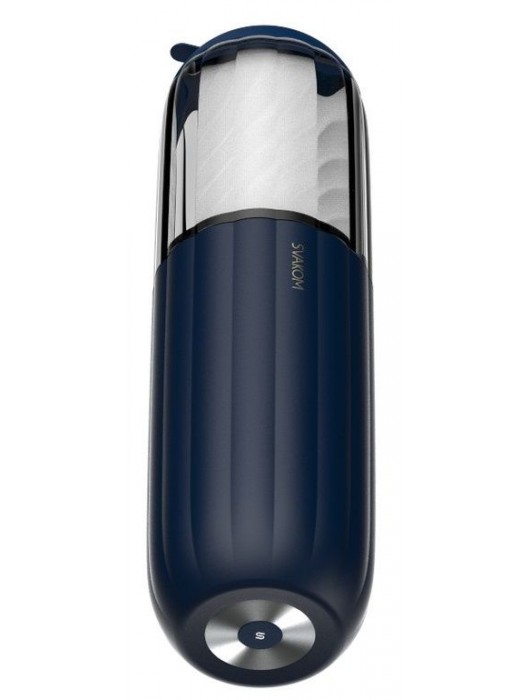 Черно-белый интерактивный мастурбатор Alex Neo 2 - Svakom - в Люберцах купить с доставкой