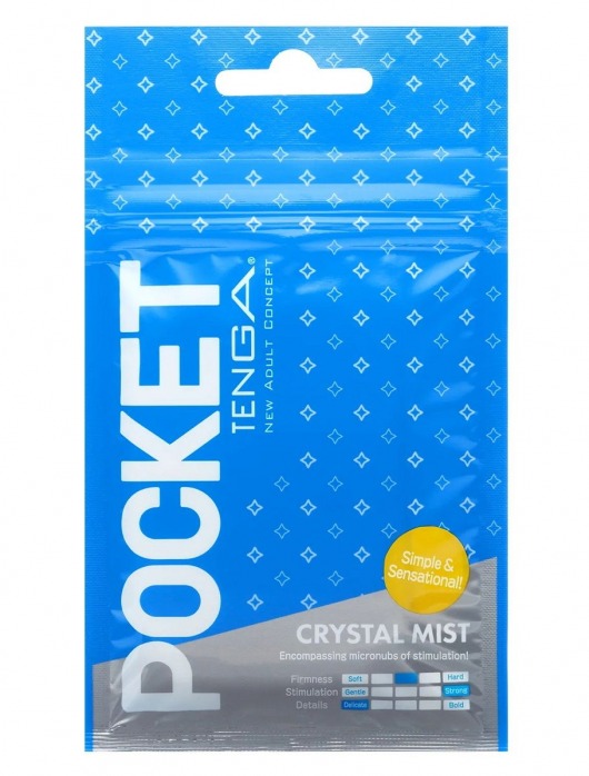 Карманный мастурбатор Crystal Mist - Tenga - в Люберцах купить с доставкой