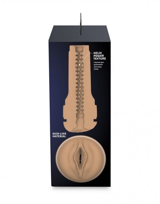 Телесный мастурбатор-вагина Feel Stroker - Kiiroo - в Люберцах купить с доставкой