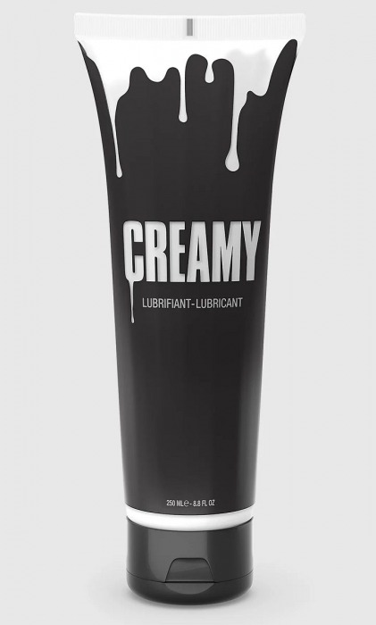 Смазка на водной основе Creamy с консистенцией спермы - 250 мл. - Strap-on-me - купить с доставкой в Люберцах