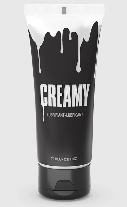 Смазка на водной основе Creamy с консистенцией спермы - 70 мл. - Strap-on-me - купить с доставкой в Люберцах