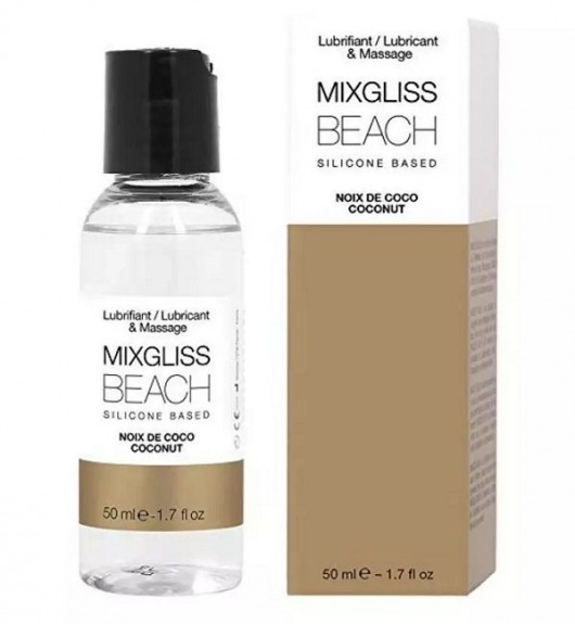 Смазка на силиконовой основе Mixgliss Beach - 50 мл. - Mixgliss - купить с доставкой в Люберцах