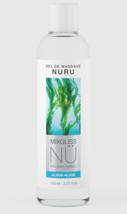 Массажный гель на водной основе Mixgliss NU Algae - 150 мл. - Mixgliss - купить с доставкой в Люберцах