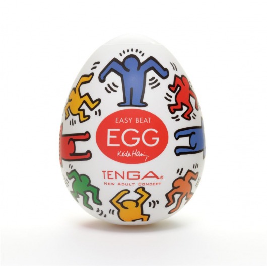 Мастурбатор-яйцо Keith Haring EGG DANCE - Tenga - в Люберцах купить с доставкой