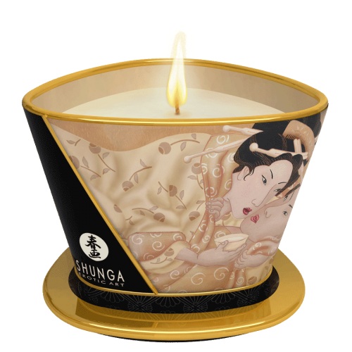 Массажная свеча Vanilla Fetish с ароматом ванили - 170 мл. - Shunga - купить с доставкой в Люберцах